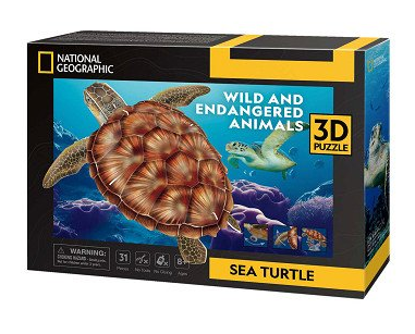 Rompecabeza 3D - Sea Turtle
